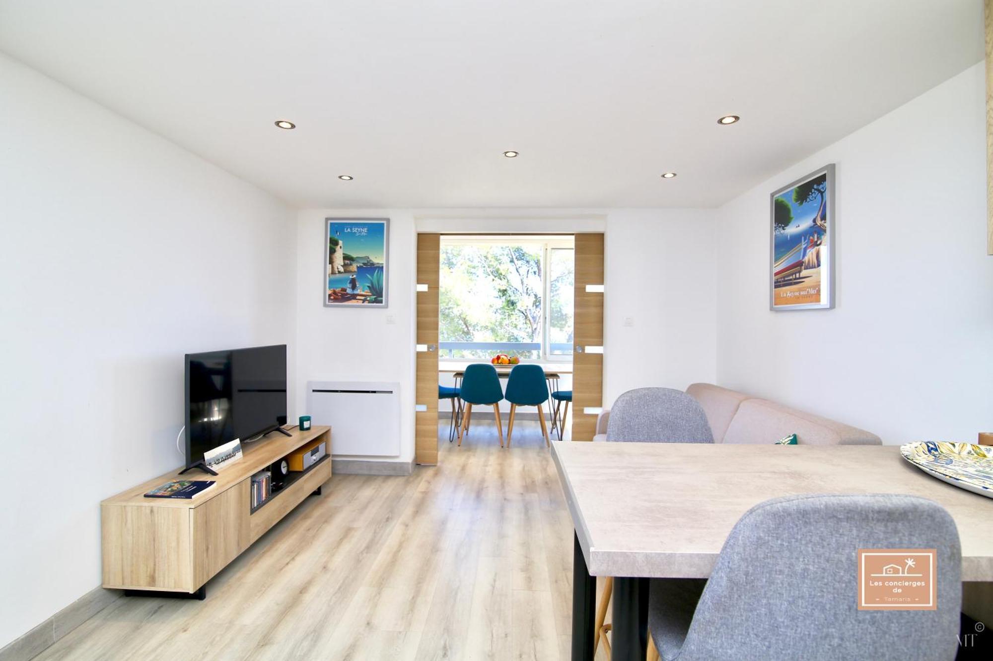 La Digue, 2 Chambres, Vue Mer Et Piscine La Seyne-sur-Mer Eksteriør billede