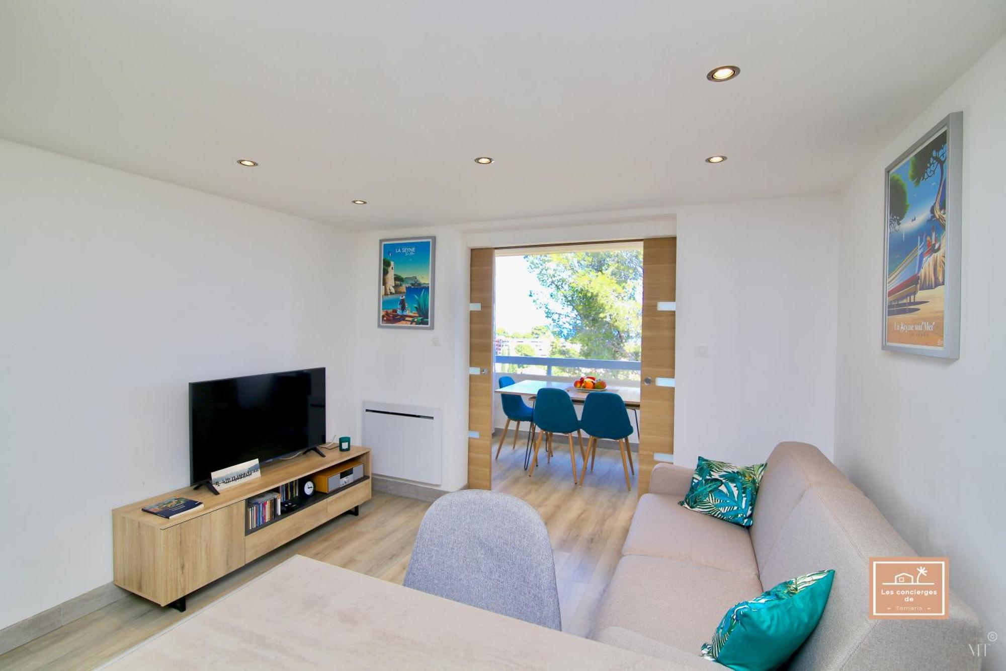 La Digue, 2 Chambres, Vue Mer Et Piscine La Seyne-sur-Mer Eksteriør billede